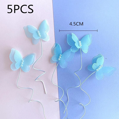 Geomertic Pink Gold Butterflies Happy Cake Toppers for Happy Birthday Cupcake Cake Topper Baby Shower Unicorn Cake διακοσμητικά