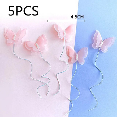 Geomertic Pink Gold Butterflies Happy Cake Toppers for Happy Birthday Cupcake Cake Topper Baby Shower Unicorn Cake διακοσμητικά