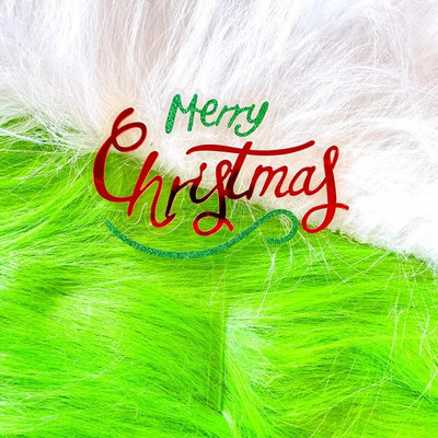 Διπλή στρώση ακρυλικό κέικ Topper Cartoon Merry Christmas Snowman Elk Theme Baking Party Favors