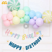 Πανό γενεθλίων Macarone Little Daisy Ins Flower Banner Χρόνια πολλά Πανό Διακοσμήσεις πάρτι για κορίτσια Παιδιά Φωτογραφία Διακόσμηση