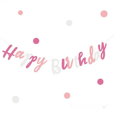 Πανό γενεθλίων Macarone Little Daisy Ins Flower Banner Χρόνια πολλά Πανό Διακοσμήσεις πάρτι για κορίτσια Παιδιά Φωτογραφία Διακόσμηση