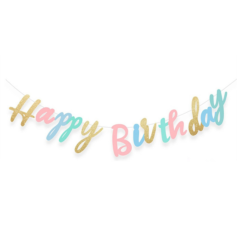 Πανό γενεθλίων Macarone Little Daisy Ins Flower Banner Χρόνια πολλά Πανό Διακοσμήσεις πάρτι για κορίτσια Παιδιά Φωτογραφία Διακόσμηση