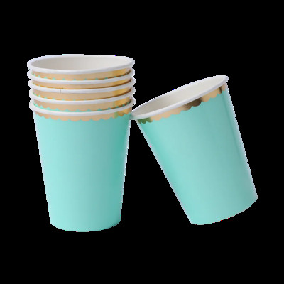 Μωβ Μέντα Πράσινο Ροζ Χαρτί Σετ σερβίτσιο μιας χρήσης Πιάτο χαρτοπετσέτας Κύπελλο Μαχαίρι Πιρούνι Γάμου Επέτειος Γάμου Προμήθειες για πάρτι γενεθλίων