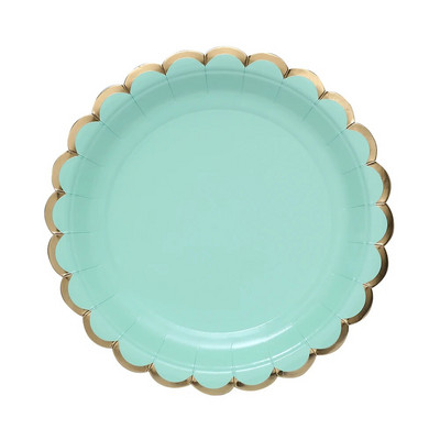 Μωβ Μέντα Πράσινο Ροζ Χαρτί Σετ σερβίτσιο μιας χρήσης Πιάτο χαρτοπετσέτας Κύπελλο Μαχαίρι Πιρούνι Γάμου Επέτειος Γάμου Προμήθειες για πάρτι γενεθλίων