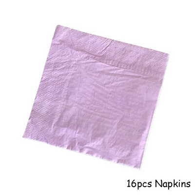 Χρυσά σετ επιτραπέζια σκεύη μιας χρήσης Μωβ χάρτινα πιάτα για πάρτι για μωρό ντους προμήθειες για πάρτι γενεθλίων Μπομπονιέρες γάμου για καρναβάλι