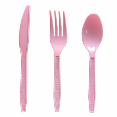 30 τμχ/Σετ Πλαστικά μαχαιροπίρουνα κουτάλια πιρούνια μαχαίρι μαχαιροπήρουνα Επαναχρησιμοποιήσιμα πλαστικά επιτραπέζια σκεύη Μαύρο Λευκό Κόκκινο Μωβ Κίτρινο Χρυσό Ροζ Πράσινο