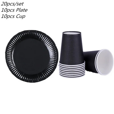 10 τμχ Pure Color Party Χάρτινα ποτήρια μιας χρήσης Juice Cup Διακόσμηση DIY Baby Shower Παιδικά Γενέθλια Γάμος για πικνίκ σερβίτσιο