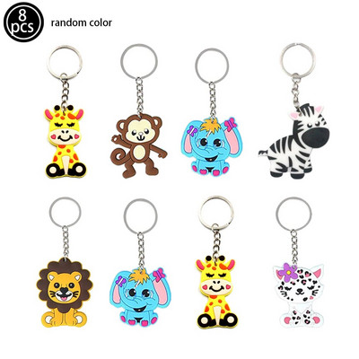 Ζώα της ζούγκλας που πίνουν Καλαμάκια Ζώο Επαναχρησιμοποιήσιμα Πλαστικά Καλαμάκια Ποτού Λιοντάρι Καλαμάκι Τίγρη Σαφάρι ζούγκλας Διακόσμηση πάρτι γενεθλίων Καλαμάκι