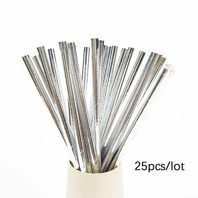 25 τεμ. Χριστουγεννιάτικα καλαμάκια μιας χρήσης Χριστουγεννιάτικο καπέλο του Αϊ-Βασίλη Αστέρι Χαρτί Καλαμάκια για χριστουγεννιάτικη διακόσμηση πάρτι Ψάθινα προμήθειες