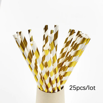 25 τεμ. Χριστουγεννιάτικα καλαμάκια μιας χρήσης Χριστουγεννιάτικο καπέλο του Αϊ-Βασίλη Αστέρι Χαρτί Καλαμάκια για χριστουγεννιάτικη διακόσμηση πάρτι Ψάθινα προμήθειες