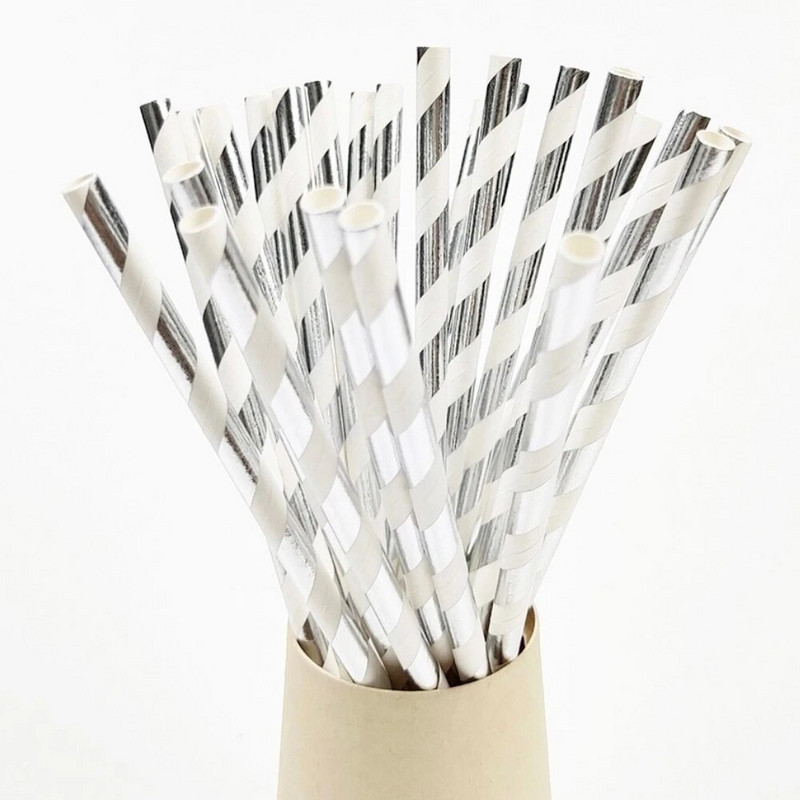 25 τεμ. Χριστουγεννιάτικα καλαμάκια μιας χρήσης Χριστουγεννιάτικο καπέλο του Αϊ-Βασίλη Αστέρι Χαρτί Καλαμάκια για χριστουγεννιάτικη διακόσμηση πάρτι Ψάθινα προμήθειες