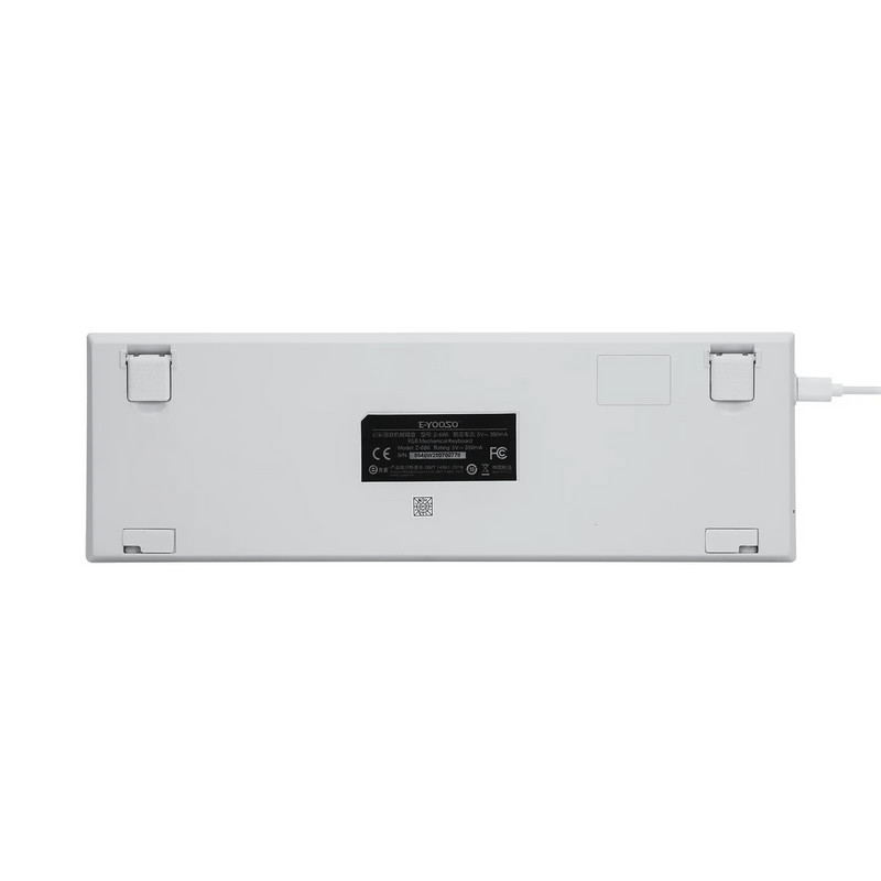 Z-686 60% Mini Mechanical Gaming Keyboard , E-Yooso 68 πλήκτρων Ενσύρματο RGB με οπίσθιο φωτισμό διακόπτη προστασίας από τη σκόνη Συμπαγής σχεδίαση για υπολογιστή