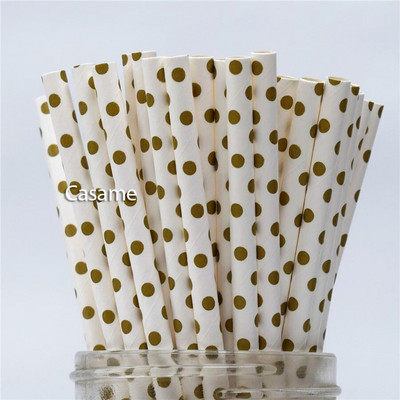 Paberkõrred Aia lillefoolium kullast ühekordselt kasutatav jook sünnipäevaks pulmadeks Deco jõulupeo restorani ürituste tarvikud
