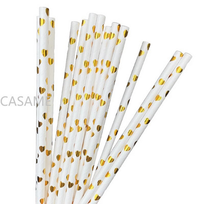 Paberkõrred Aia lillefoolium kullast ühekordselt kasutatav jook sünnipäevaks pulmadeks Deco jõulupeo restorani ürituste tarvikud