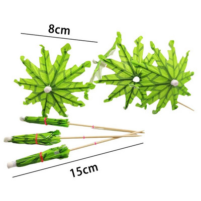 20/50 τμχ Coconut Tree Carmelon Paper Ομπρέλες Κοκτέιλ Ομπρέλες Ποτό Φρούτα Επιλογές Cake Topper Birthday Party DIY Home Supplies