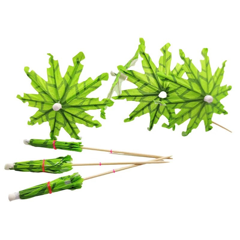 20/50 τμχ Coconut Tree Carmelon Paper Ομπρέλες Κοκτέιλ Ομπρέλες Ποτό Φρούτα Επιλογές Cake Topper Birthday Party DIY Home Supplies