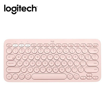 Logitech K380 ασύρματο πληκτρολόγιο Bluetooth φορητό πολλαπλών συσκευών Apple τηλέφωνο ipad υπολογιστή mac εξαιρετικά λεπτό πληκτρολόγιο σίγασης