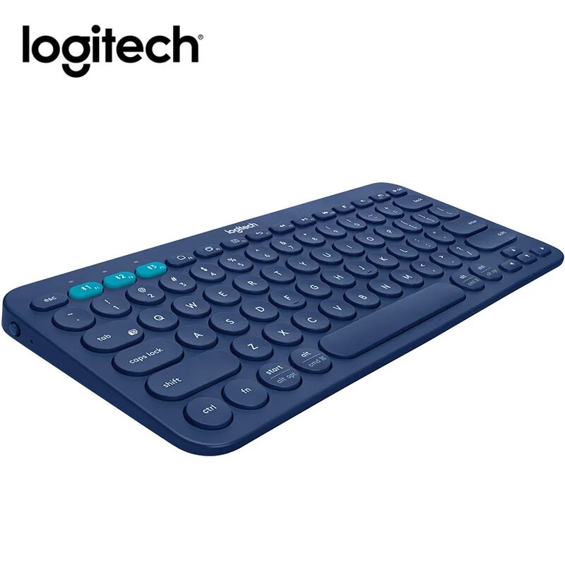 Logitech K380 ασύρματο πληκτρολόγιο Bluetooth φορητό πολλαπλών συσκευών Apple τηλέφωνο ipad υπολογιστή mac εξαιρετικά λεπτό πληκτρολόγιο σίγασης