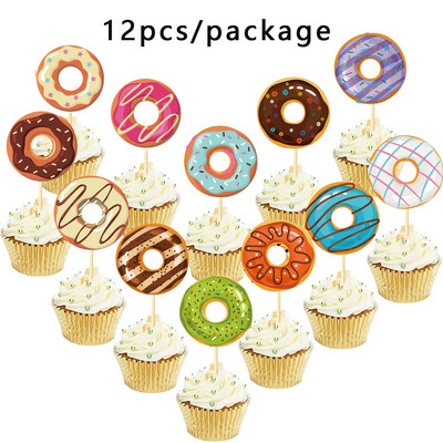 Spurgos Lėkštės Vakarėliams Stalo reikmenys Servetėlės Spurgos Staltiesė Spurgos Gimtadienio vakarėliui Kūdikių dušo dekoracijos