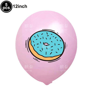 Spurgos Lėkštės Vakarėliams Stalo reikmenys Servetėlės Spurgos Staltiesė Spurgos Gimtadienio vakarėliui Kūdikių dušo dekoracijos