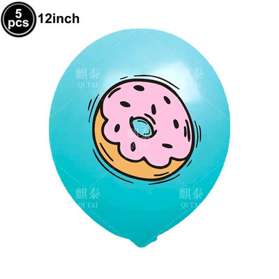 Spurgos Lėkštės Vakarėliams Stalo reikmenys Servetėlės Spurgos Staltiesė Spurgos Gimtadienio vakarėliui Kūdikių dušo dekoracijos