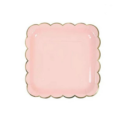 Χάρτινο πιάτο μιας χρήσης Δαντέλα Δαντέλα Hot Stamping Δαντέλα Επιδόρπιο Επιδόρπιο Επιτραπέζια σκεύη Γάμος Χρόνια Πολλά Προμήθειες για πάρτι