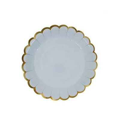 Χάρτινο πιάτο μιας χρήσης Δαντέλα Δαντέλα Hot Stamping Δαντέλα Επιδόρπιο Επιδόρπιο Επιτραπέζια σκεύη Γάμος Χρόνια Πολλά Προμήθειες για πάρτι