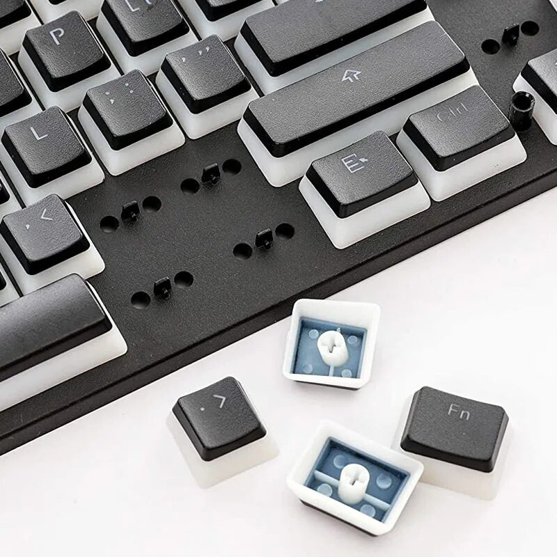 129 Πλήκτρα PBT Keycaps Pudding gaming Keycaps Kit για μηχανικό πληκτρολόγιο MX Switch RGB Διαφανές φως Πληκτρολόγιο Gamer με οπίσθιο φωτισμό