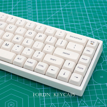 1 Σετ Κλειδιά με θέμα Milk για μηχανικό πληκτρολόγιο MX Switch PBT Dye Subbed Bee Japanese Minimalist White Keycaps XDA