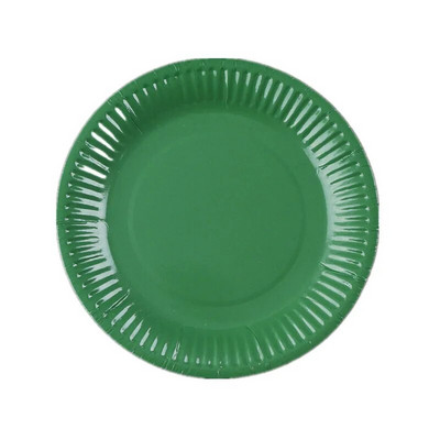 Μαύρο/Πράσινο/Μπλε/Κόκκινο Μασίφ Σετ σερβίτσιων μιας χρήσης Είδη πάρτι Χάρτινα πιάτα Φλιτζάνια Διακόσμηση πάρτι γενεθλίων γάμου Μπομπονιέρα ενηλίκων