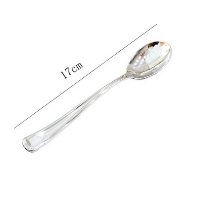 Επιτραπέζια σκεύη μιας χρήσης χρυσό μαχαίρι και πιρούνι κουτάλι σερβίτσιο γενεθλίων ασημένιο ροζ χρυσό προμήθειες για πάρτι μαχαίρι φρούτων κουτάλι επιδόρπιο