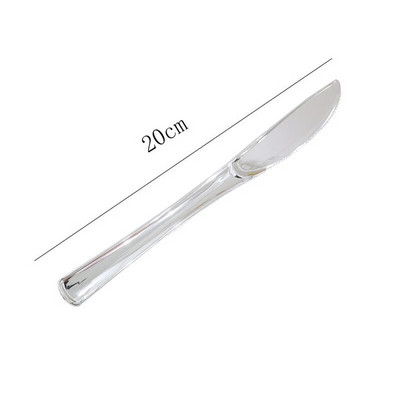 Επιτραπέζια σκεύη μιας χρήσης χρυσό μαχαίρι και πιρούνι κουτάλι σερβίτσιο γενεθλίων ασημένιο ροζ χρυσό προμήθειες για πάρτι μαχαίρι φρούτων κουτάλι επιδόρπιο