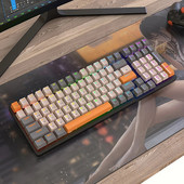 Korean K96 Mechanical Gaming Keyboard Ασύρματο ενσύρματο πληκτρολόγιο Συμβατό με Bluetooth Πληκτρολόγιο παίκτη 100 πλήκτρων K6 Personalized Keycap
