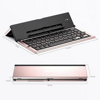 Безжична сгъваема клавиатура BT 5.1 цифрова клавиатура за IOS Android Windows за таблет Ipad Преносима мини цифрова клавиатура