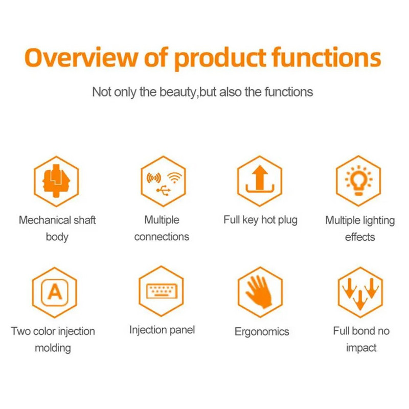 K6 Μηχανικό ασύρματο πληκτρολόγιο Bluetooth Πληκτρολόγιο παιχνιδιών 100 πλήκτρων 2.4G 3 λειτουργιών Πληκτρολόγιο παίκτη Κόκκινο/Μπλε διακόπτης Αξεσουάρ παιχνιδιού