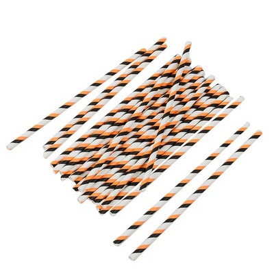 25 τμχ Καλαμάκια αποκριάτικων πάρτι μιας χρήσης Νυχτερίδα Skull Drinking Straws Holiday Bar Home Party Party Halloween Decoration