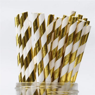 25 τμχ έγχρωμα χάρτινα καλαμάκια πάρτι προμήθεια πολύχρωμο ανάμεικτο χαρτί καλαμάκι Παιδικό πάρτι γενεθλίων Διακοσμήσεις γάμου Χαρτί καλαμάκια πόσιμου