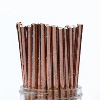 25 τμχ έγχρωμα χάρτινα καλαμάκια πάρτι προμήθεια πολύχρωμο ανάμεικτο χαρτί καλαμάκι Παιδικό πάρτι γενεθλίων Διακοσμήσεις γάμου Χαρτί καλαμάκια πόσιμου