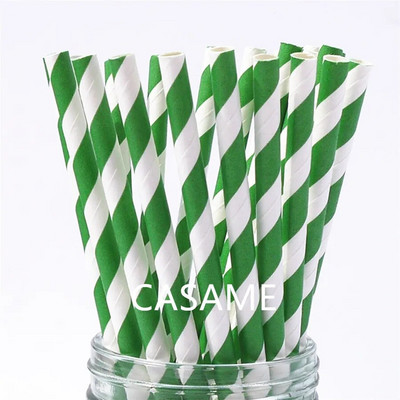 25 τμχ έγχρωμα χάρτινα καλαμάκια πάρτι προμήθεια πολύχρωμο ανάμεικτο χαρτί καλαμάκι Παιδικό πάρτι γενεθλίων Διακοσμήσεις γάμου Χαρτί καλαμάκια πόσιμου