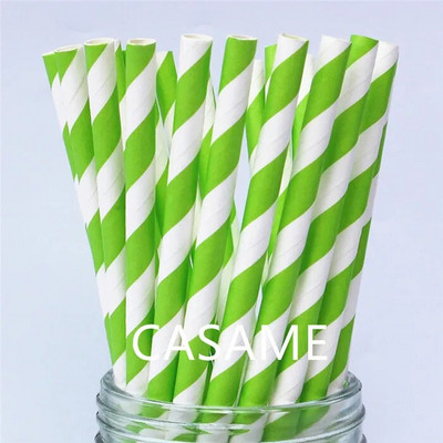 25 τμχ έγχρωμα χάρτινα καλαμάκια πάρτι προμήθεια πολύχρωμο ανάμεικτο χαρτί καλαμάκι Παιδικό πάρτι γενεθλίων Διακοσμήσεις γάμου Χαρτί καλαμάκια πόσιμου