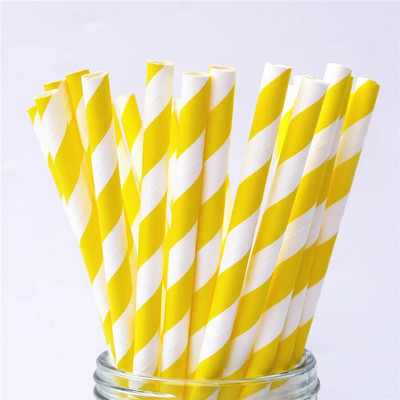 25 τμχ έγχρωμα χάρτινα καλαμάκια πάρτι προμήθεια πολύχρωμο ανάμεικτο χαρτί καλαμάκι Παιδικό πάρτι γενεθλίων Διακοσμήσεις γάμου Χαρτί καλαμάκια πόσιμου