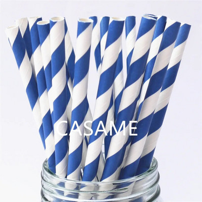 25 τμχ έγχρωμα χάρτινα καλαμάκια πάρτι προμήθεια πολύχρωμο ανάμεικτο χαρτί καλαμάκι Παιδικό πάρτι γενεθλίων Διακοσμήσεις γάμου Χαρτί καλαμάκια πόσιμου