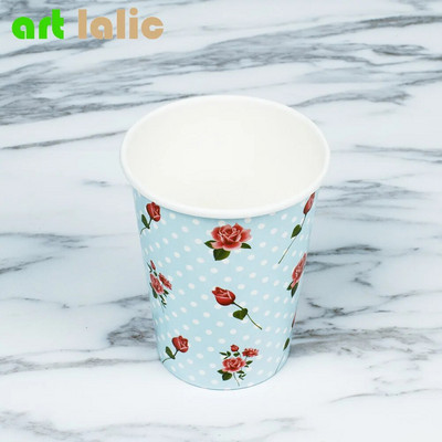 Χάρτινα κύπελλα λουλουδιών 12 τμχ για λουλουδάτα προμήθειες, μπομπονιέρα γενεθλίων για ντους γάμου