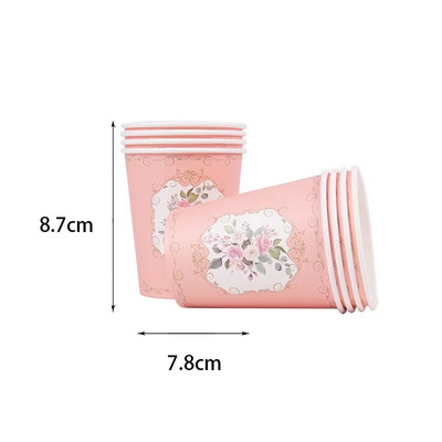 Υψηλής ποιότητας Χαβανέζικη διακόσμηση για πάρτι κήπου Πιάτο λουλουδιών Χαρτί χαρτοπετσέτα Γάμου Γάμος για τη γιορτή της μητέρας Προμήθειες για πάρτι τσαγιού