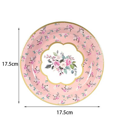 Υψηλής ποιότητας Χαβανέζικη διακόσμηση για πάρτι κήπου Πιάτο λουλουδιών Χαρτί χαρτοπετσέτα Γάμου Γάμος για τη γιορτή της μητέρας Προμήθειες για πάρτι τσαγιού