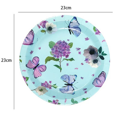 Υψηλής ποιότητας Χαβανέζικη διακόσμηση για πάρτι κήπου Πιάτο λουλουδιών Χαρτί χαρτοπετσέτα Γάμου Γάμος για τη γιορτή της μητέρας Προμήθειες για πάρτι τσαγιού