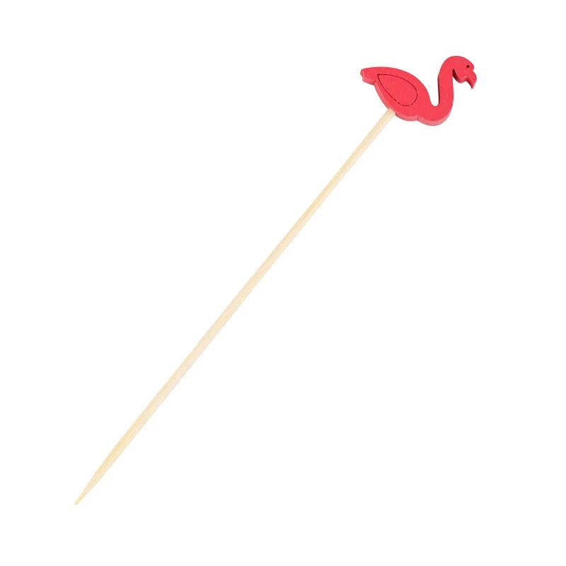 100 τμχ Διακοσμητικές οδοντογλυφίδες Flamingo χριστουγεννιάτικο δέντρο μπαστούνια για κοκτέιλ μπαμπού σουβλάκια φρούτων για μπουφέ διακόσμηση φαγητού γάμου