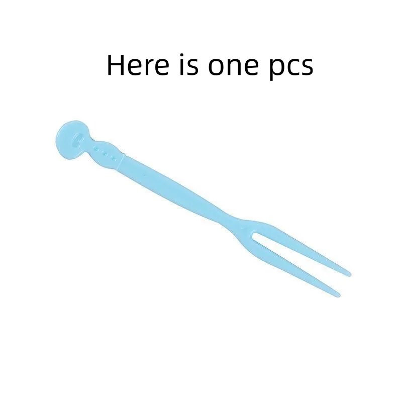 One Tube of 50 Picks Creative and Cute Mini Forks Cartoon μιας χρήσης Επιλογές φρούτων