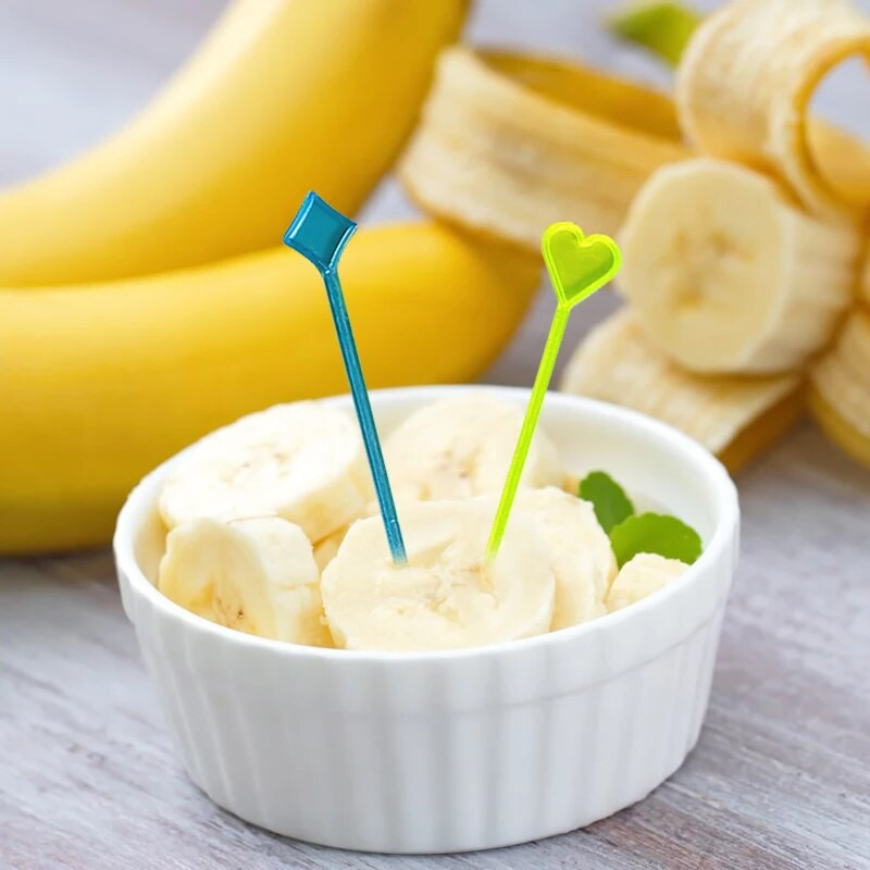 50 τμχ Cute Mini Animal Farm Cartoon Επιλογές Παιδικών Σνακ Κέικ Επιδόρπιο Φαγητό Πιρούνια φρούτων Μεσημεριανό Bento Αξεσουάρ Διακόσμηση πάρτι