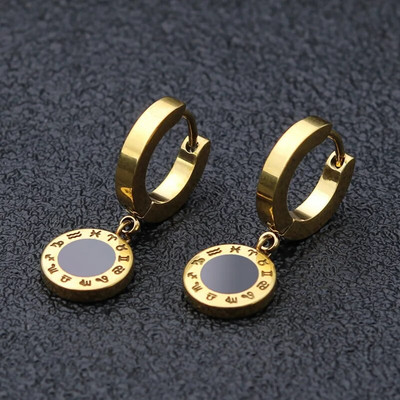 XIYANIKE 316L από ανοξείδωτο ατσάλι Νέο σμάλτο με ρωμαϊκούς αριθμούς Βραχιόλι μόδας σετ κοσμημάτων για γυναίκες Trend Δώρο Χονδρική